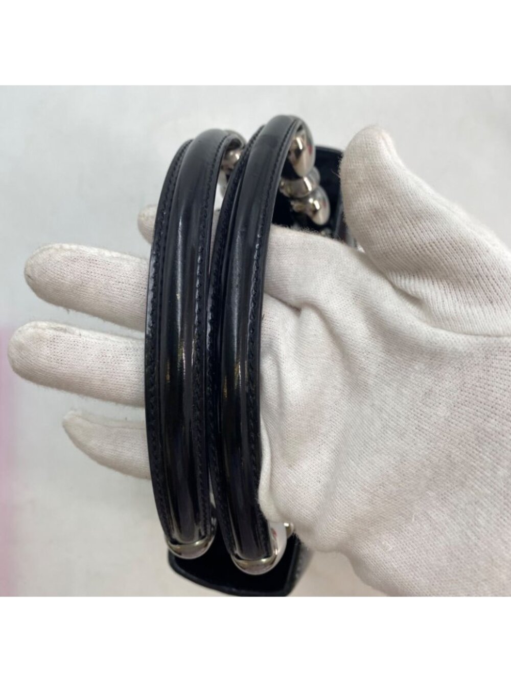 Dior Handbag Maris Pearl Enamel Black - Picture 4 of 15